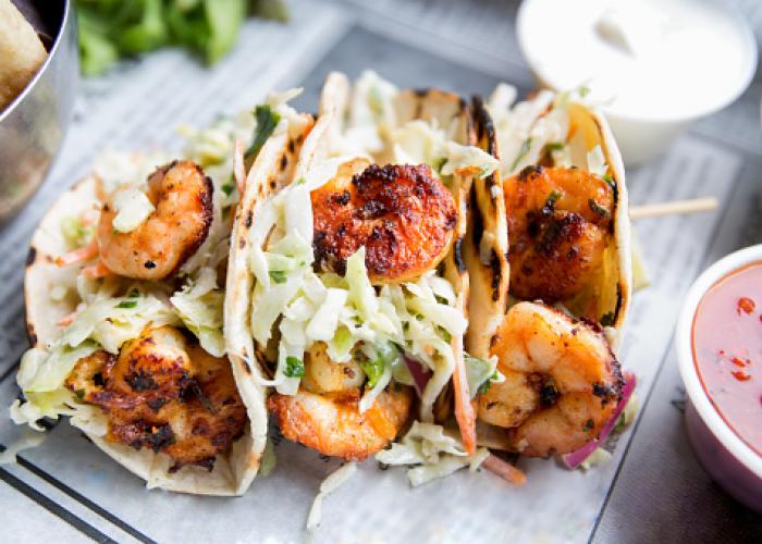 shrimp tacos