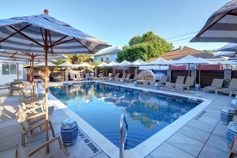 Pool at a private resort in Savannah, Ga