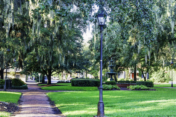 Lafayette Square in Savannah